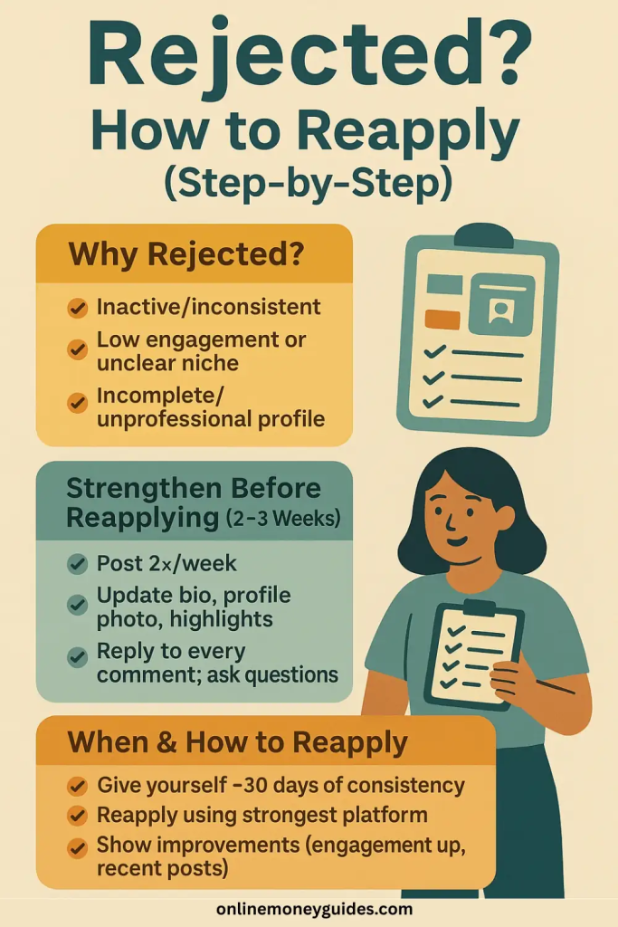 not approved for amazon influencer program