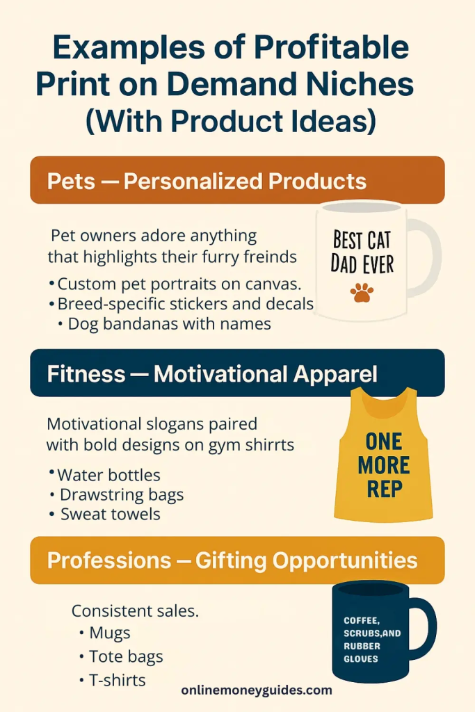 top print on demand niches
