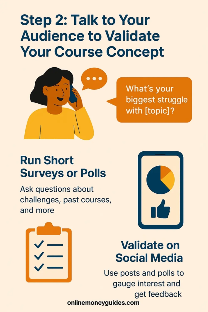 how test online course idea