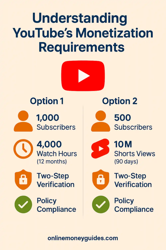 how to be monetized on youtube