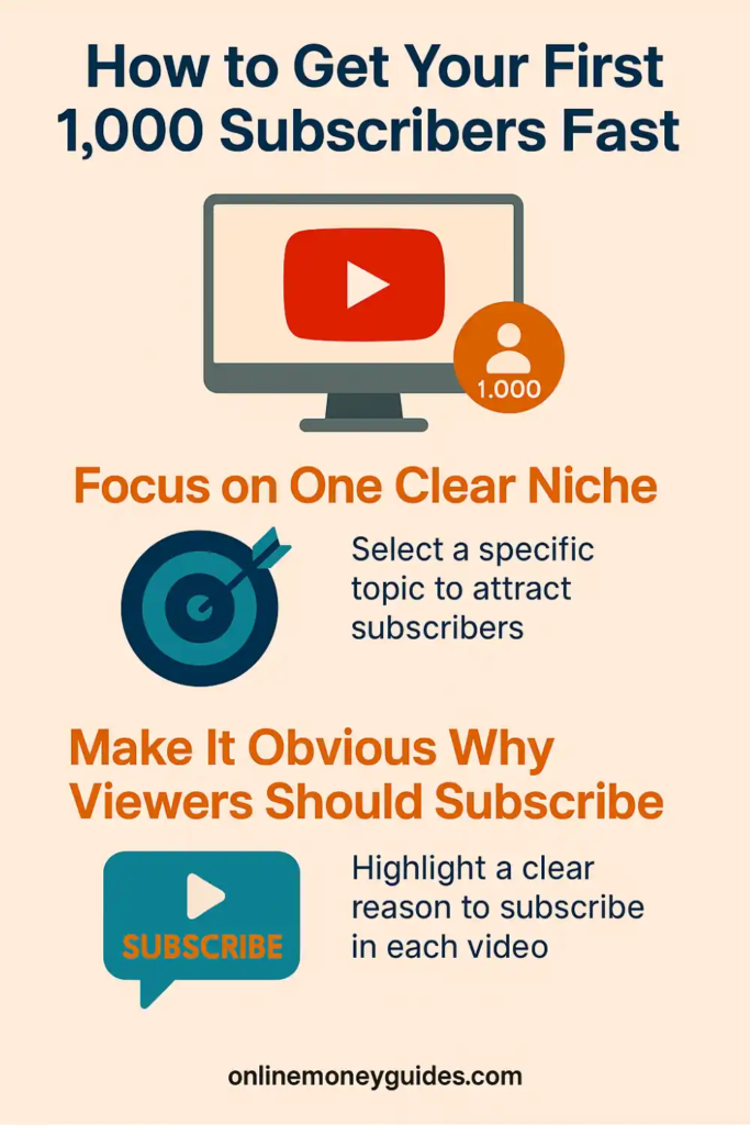 how to get your first 1000 subscribers on youtube