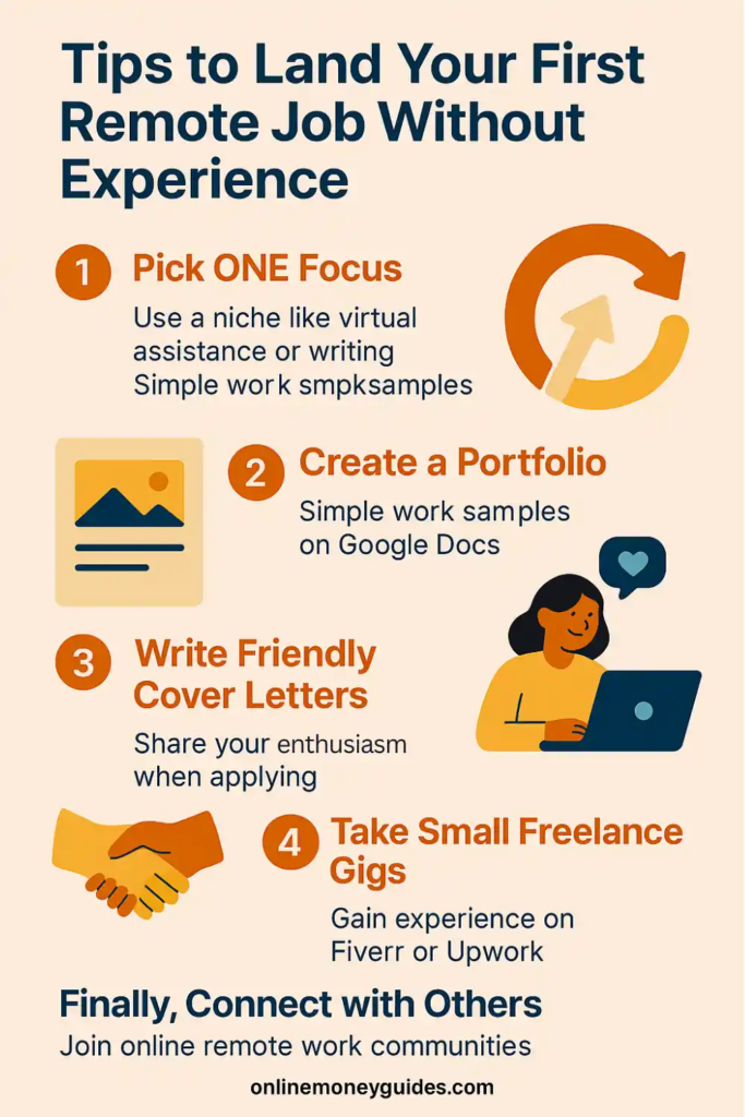 how to get your first remote job