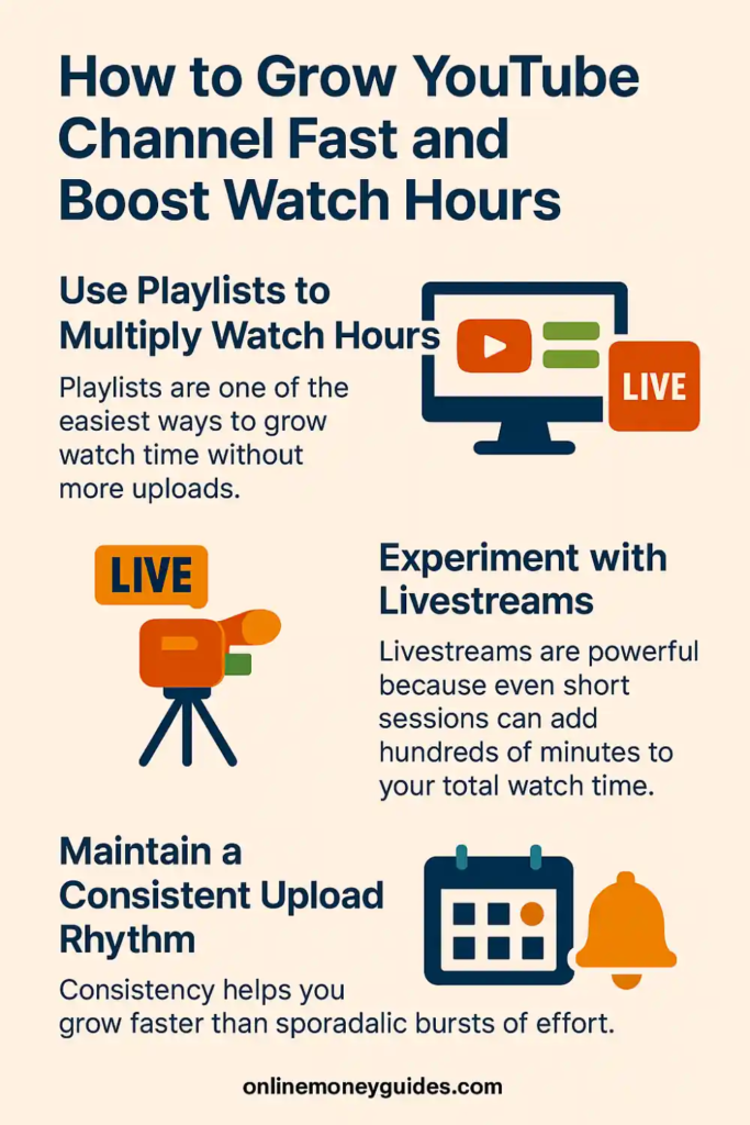 increase watch hours on youtube