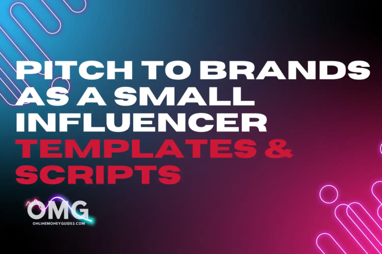 pitch to brands as a small influencer