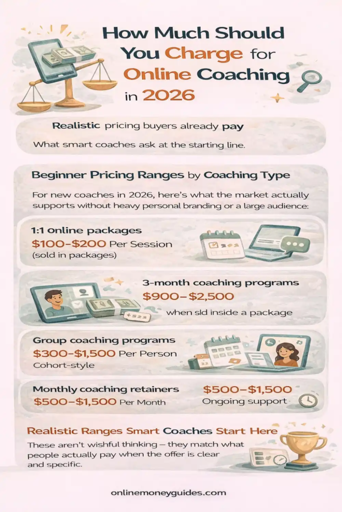 charge for online coaching