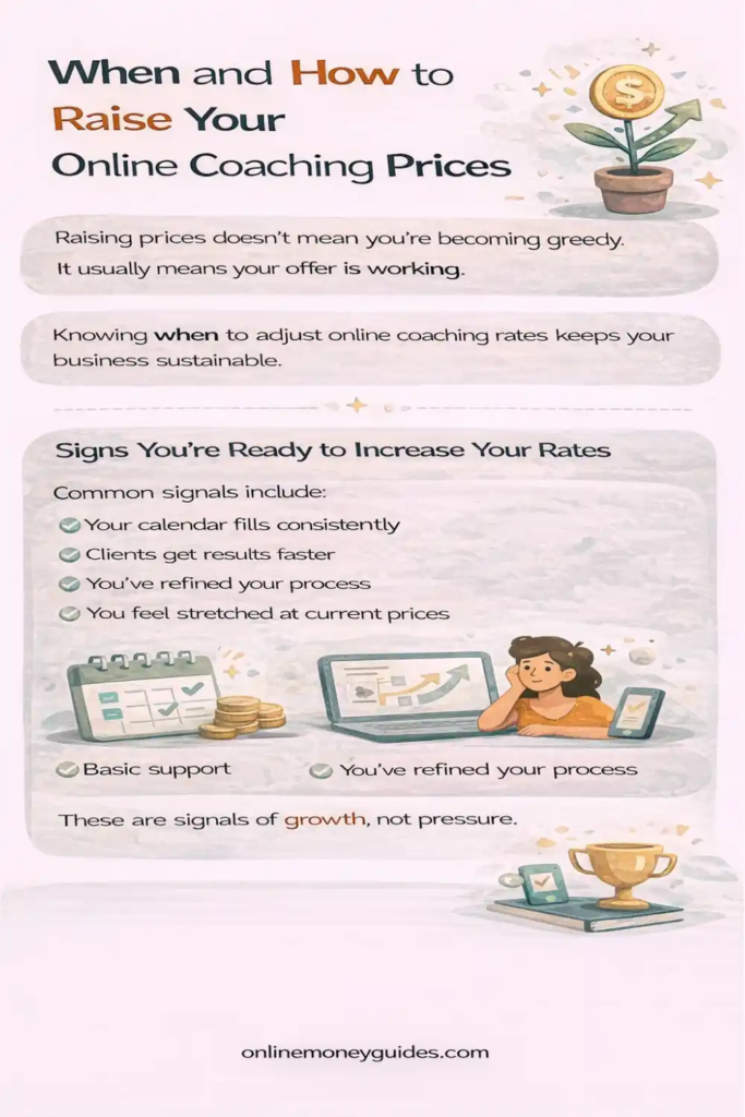 raise coaching prices